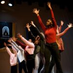 Members of the Brenau University Dance Department perform at the Martin Luther King Jr. Convocation in Pearce Auditorium.