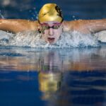 Brenau's Nikoletta Alvanou doing the butterfly