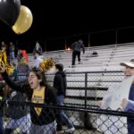 Brenau students cheer in support of their friends after the first Brenau lacrosse match against Georgetown College on Friday, Feb. 9, 2018 in Gainesville, Ga. (AJ Reynolds/Brenau University)