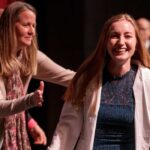 PA student walks across the stage
