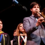 David Markwith plays "O God Our Help in Ages Past" during the Brenau University Honors Convocation on Thursday, April 12, 2018. (AJ Reynolds/Brenau University)