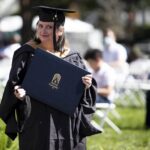 Polly Evans-Thomas with her diploma cover