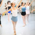 students dancing ballet