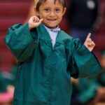 Juan Gonsalez dances during a class performance during the graduation ceremony for the RISE summer program. (AJ Reynolds/Brenau University)