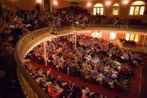 “The Vagina Monologues” was performed in Gainesville on Aug. 10, 2019, at Pearce Auditorium on the historic Gainesville campus. Brenau alumna Nairika Kotwal Cornett organized the production as part of her charitable fundraising for the 2019 Dancing for a Cause. (Nick Bowman for Brenau University)