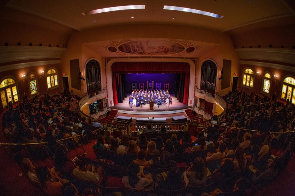 Audience View of pearce stage