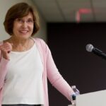 Jacquelyn Dowd Hall speaks to students