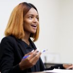 Ayana Daniels during the 16th annual Brenau University Mock Mediation Invitational tournament. (AJ Reynolds/Brenau University)