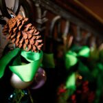 A portion of the Brenau display along the grand staircase at the Callanwolde Fine Arts Center in Atlanta on Tuesday, Nov. 20, 2018.