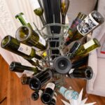 Wine bottle art