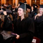 students walking in pearce