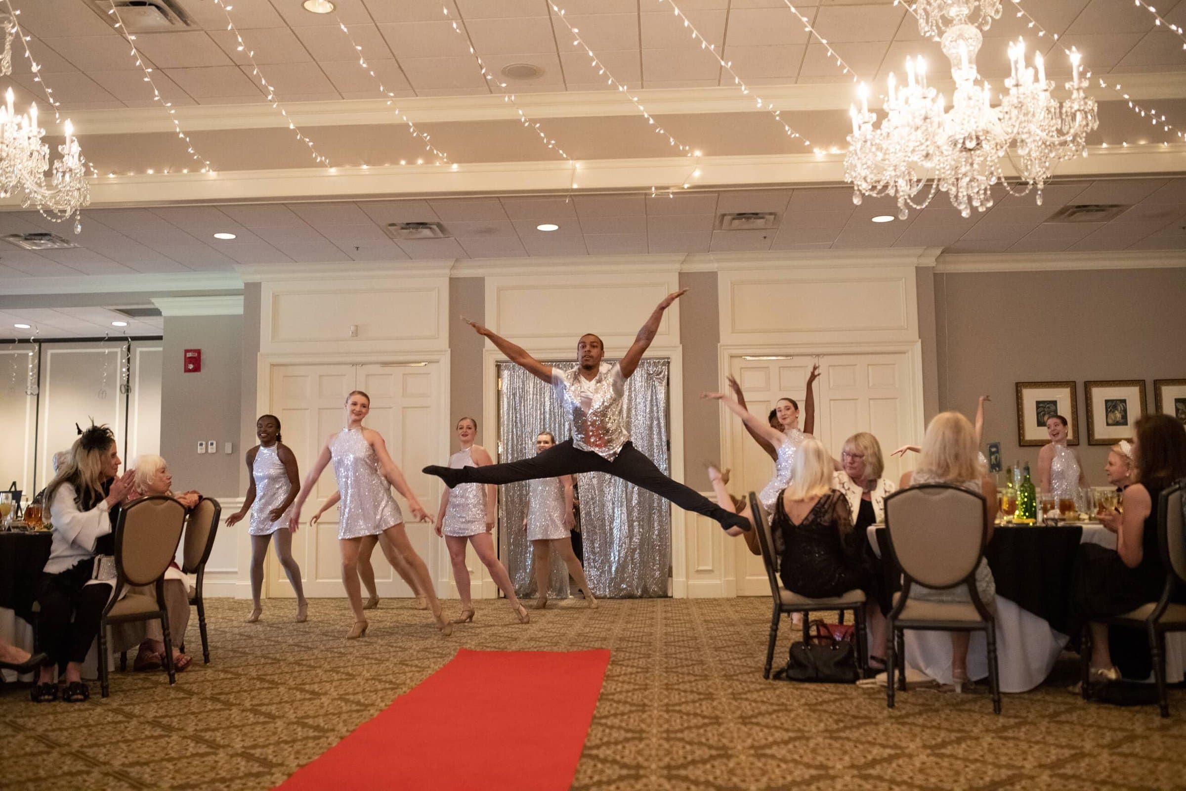 Dance students perform for the Gainesville Newcomers Club.