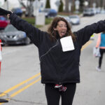 A runner completes the 2022 Dempsey Dash