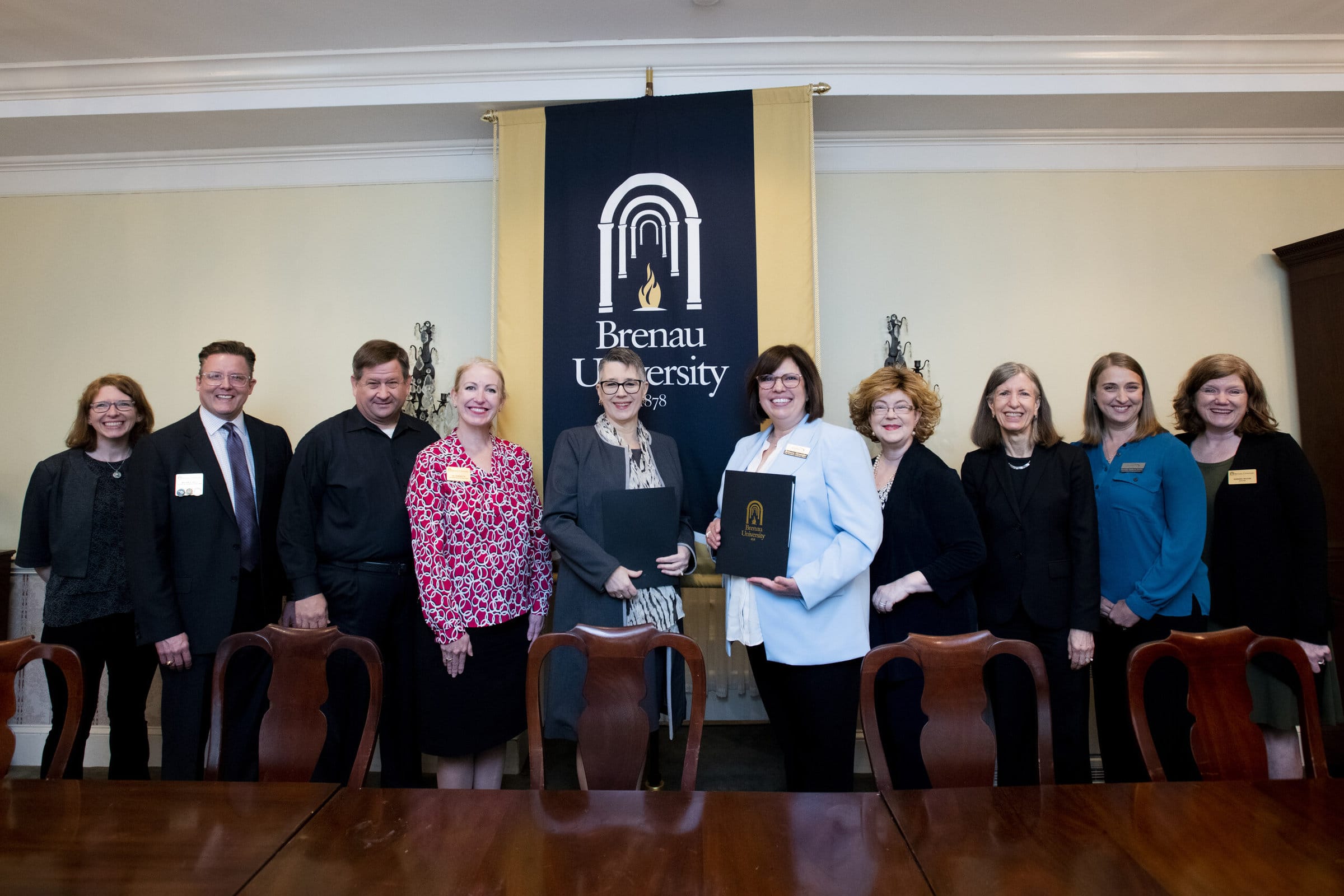 All of those involved in coordinating the articulation agreement between Brenau and Gwinnett Technical College