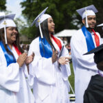 Panamanian students graduate from the college readiness part of their program.