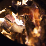 The burning bowl at the Gold Refined by Fire ceremony.