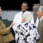 PT students speak with guests