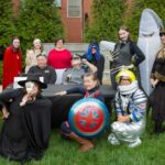 The Halloween costume contest on the historic Gainesville campus.