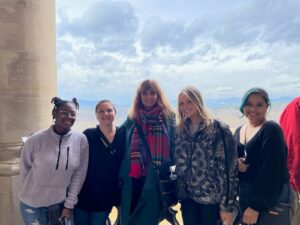 Group of Students Visiting Biltmore Estate
