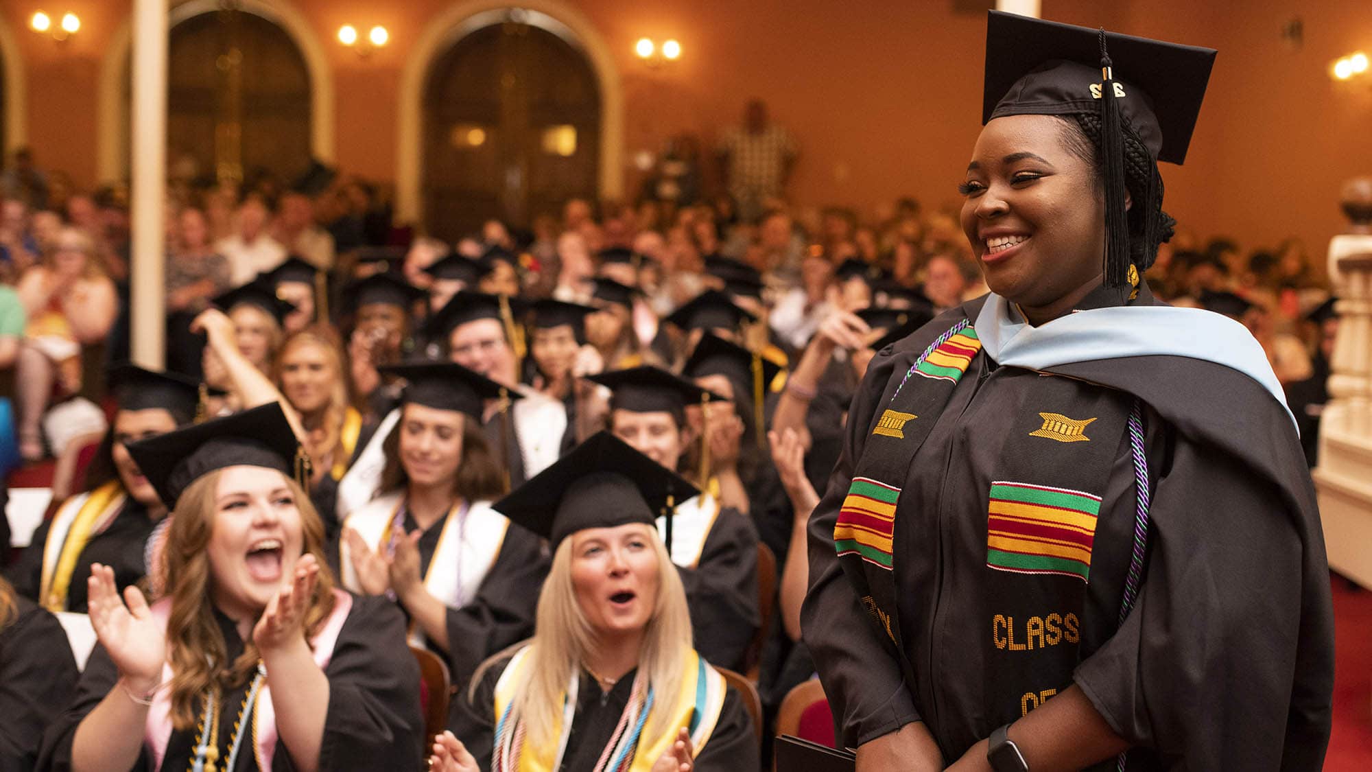 Felicia Stewart at Commencement, 2022