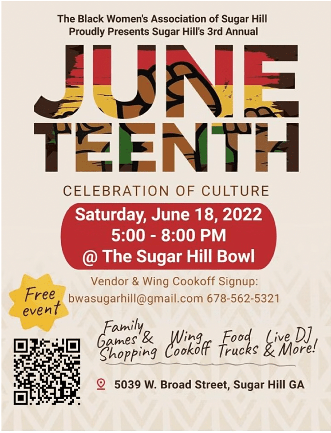 Juneteenth Celebration Sugar Hill