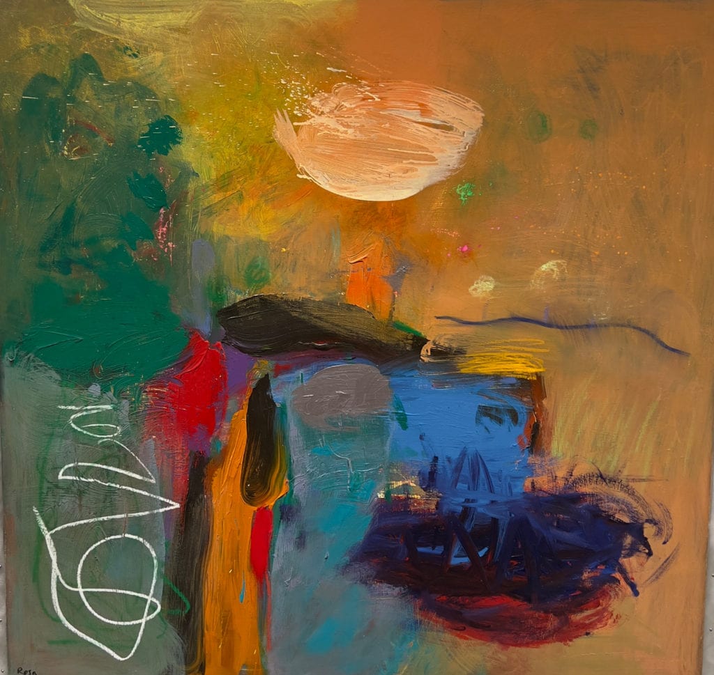 Abstract Painting by Ferdinand Rosa