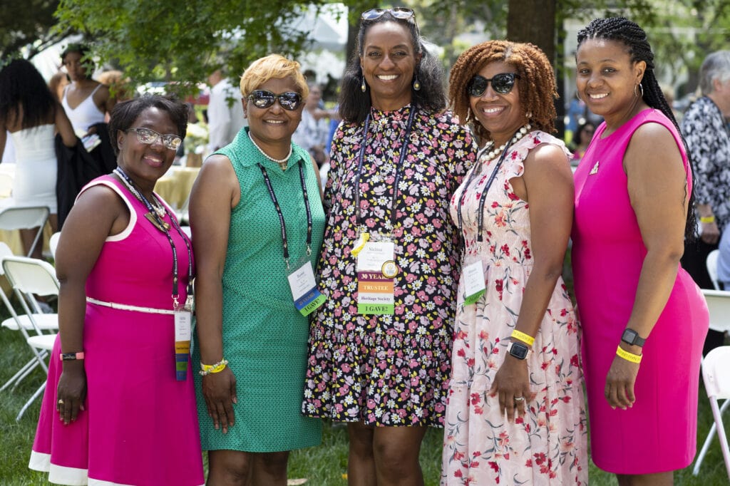 Brenau alumnae pose for a photo at Alumni Reunion Weekend 2022.