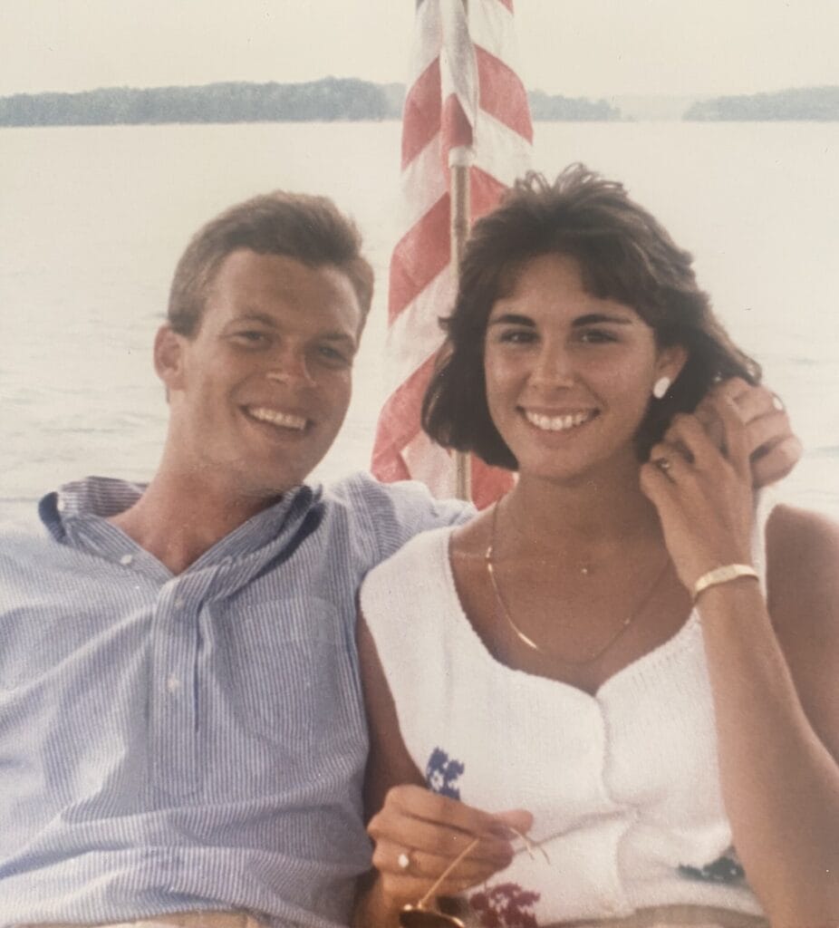 A photo of Jay and Anna Jacobs from the 1980s.
