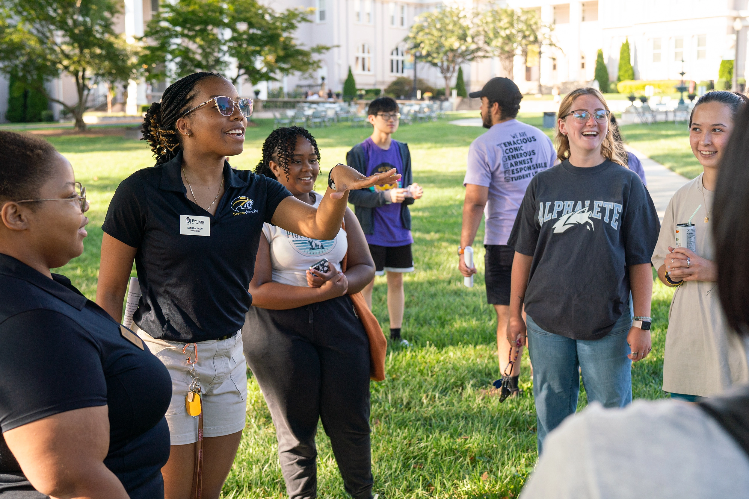 Students on a tour