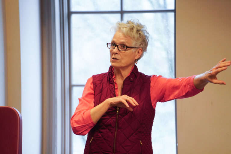 Dr. Barbara Steinhaus teaching