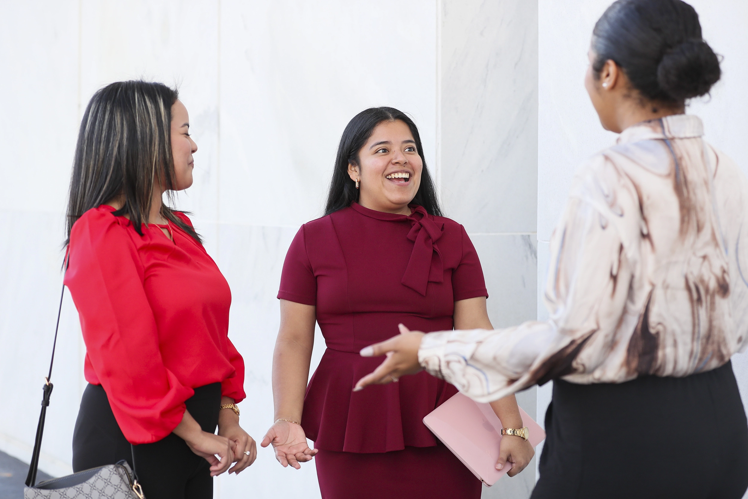 Business Students talking