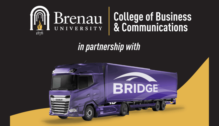 [Brenau University College of Business and Communication logo] are in partnership with [BRIDGE Foundation Mobile Resource Center graphic]