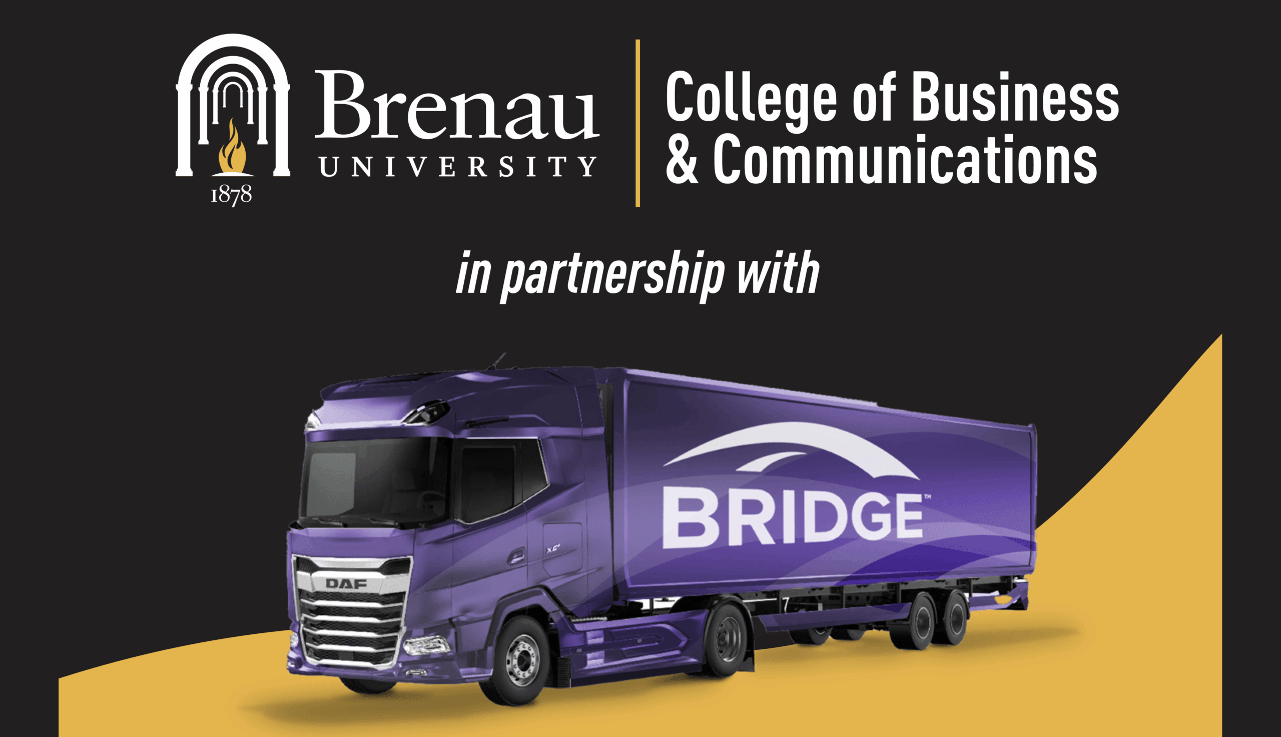 [Brenau University College of Business and Communication logo] are in partnership with [BRIDGE Foundation Mobile Resource Center graphic]