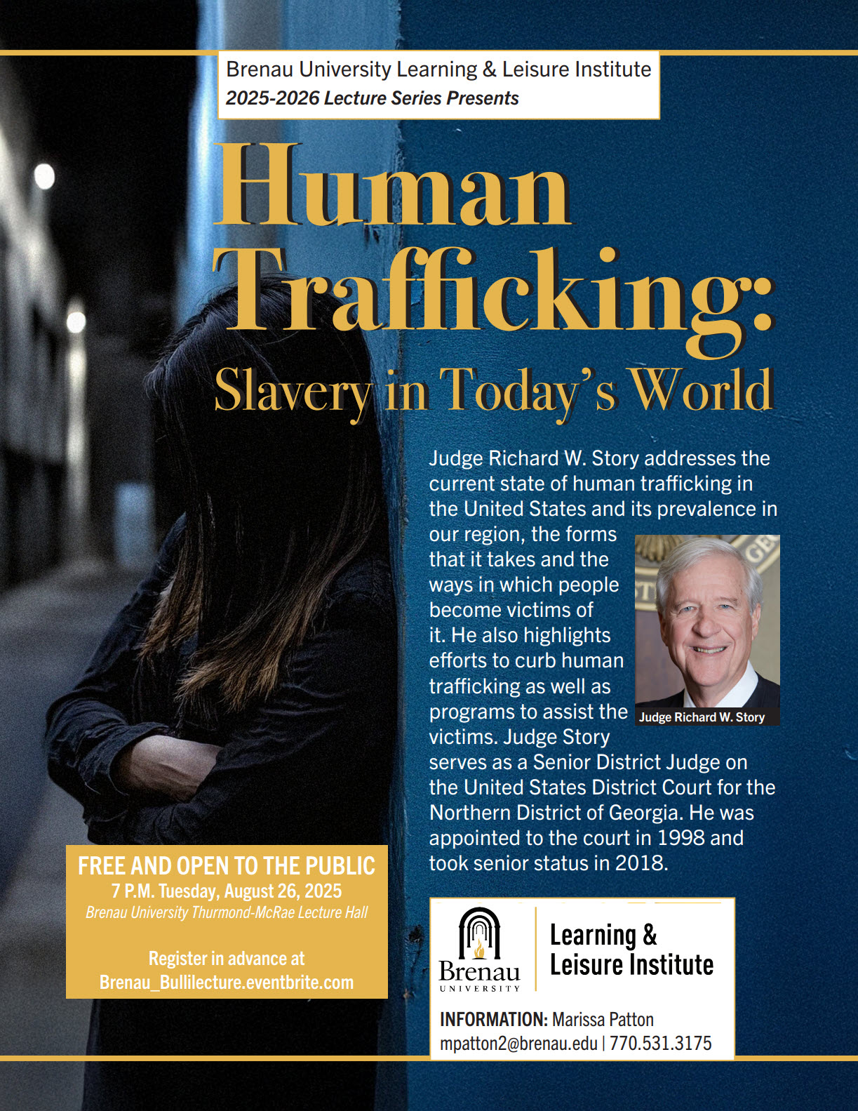 BULLI Lecture Series Human Trafficking Slavery in Today's World