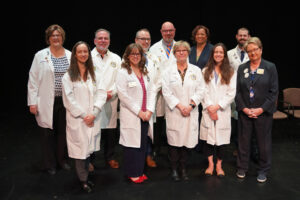 Physician Assistant faculty at the spring 2025 white coat ceremony