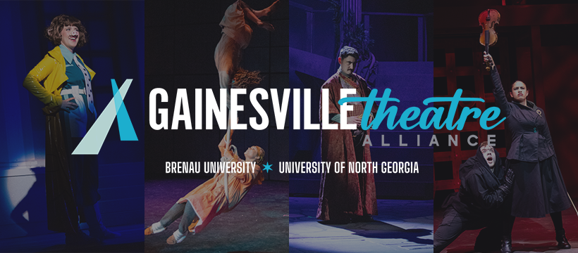 Gainesville Theatre alliance logo with banner