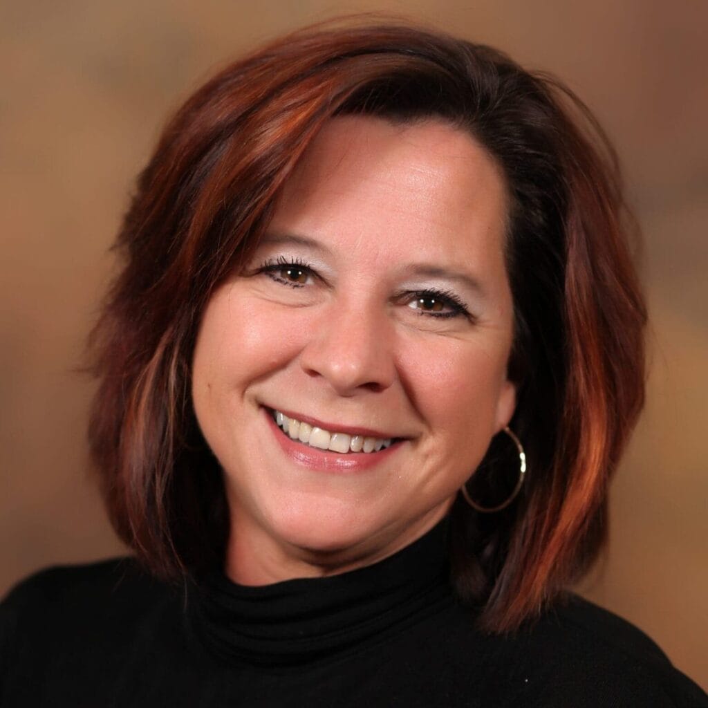 head and shoulders of a woman