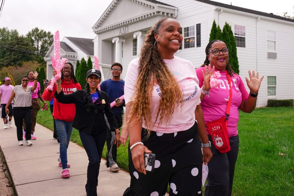 accessibility services at the pink out walk