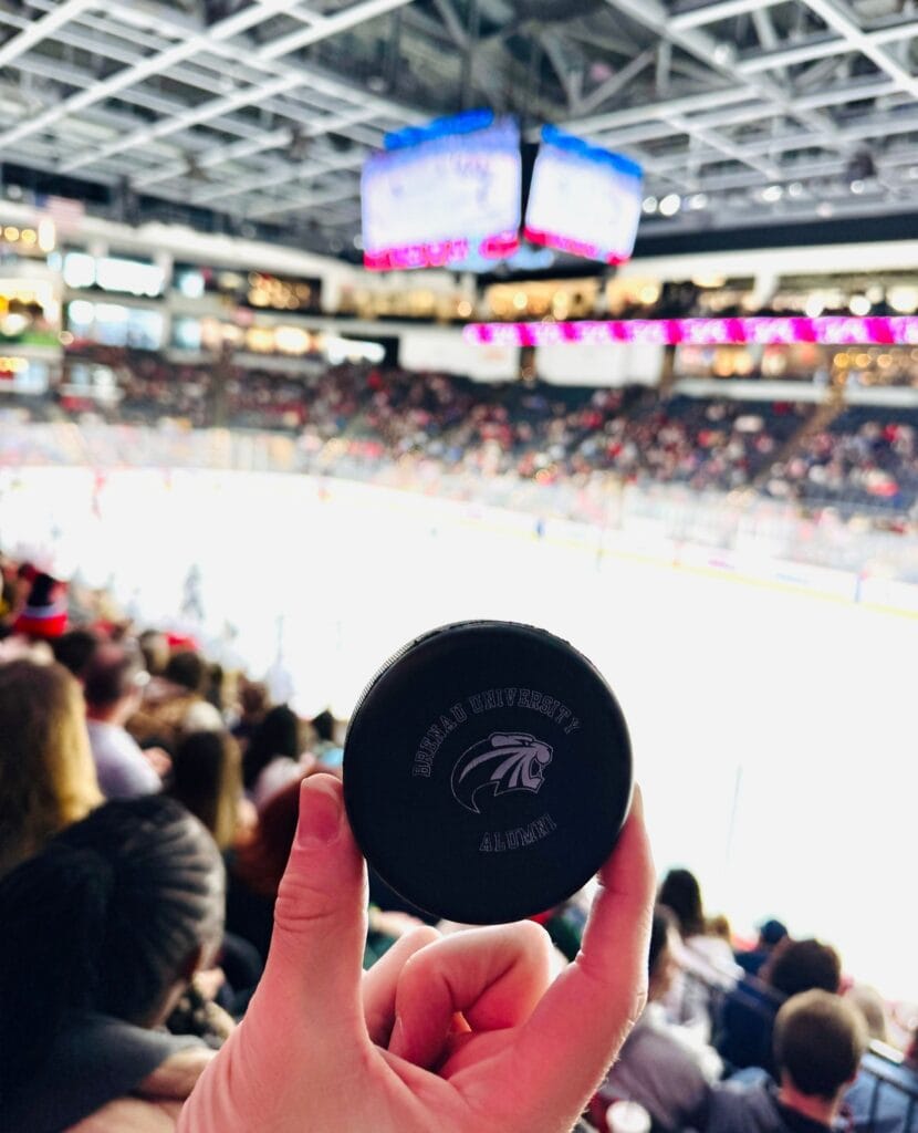brenau alumni hockey puck