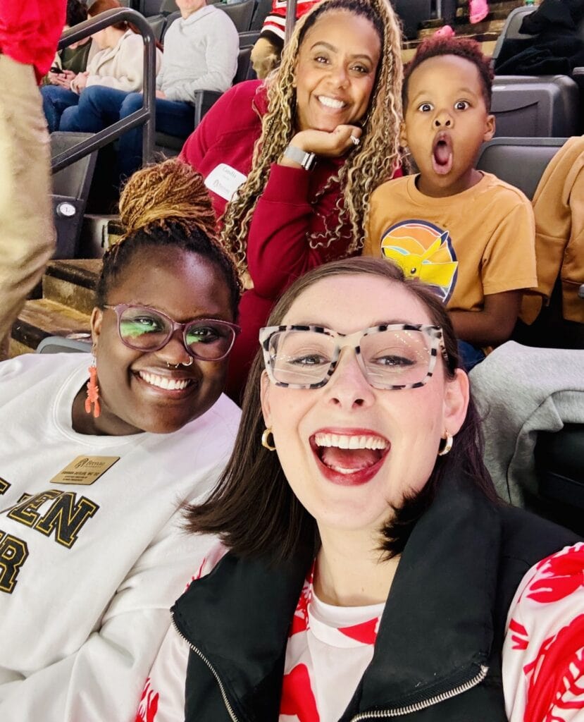 alumni at the game
