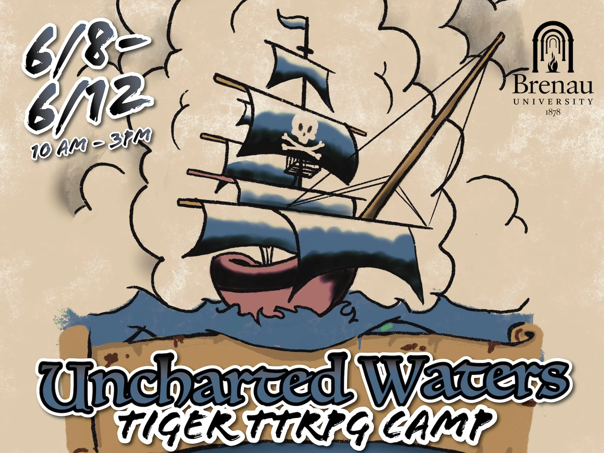 Tiger TTRPG Camp Uncharted Waters