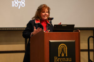 Ronda Rich at podium