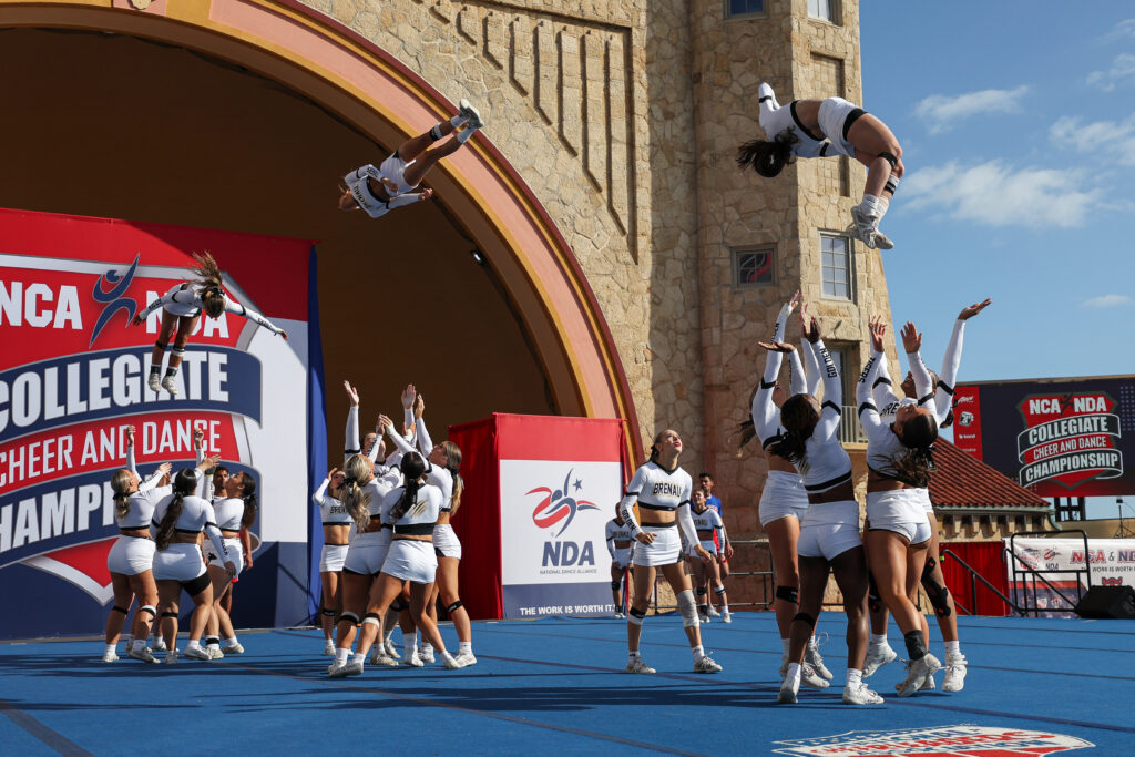 cheer routing with flips