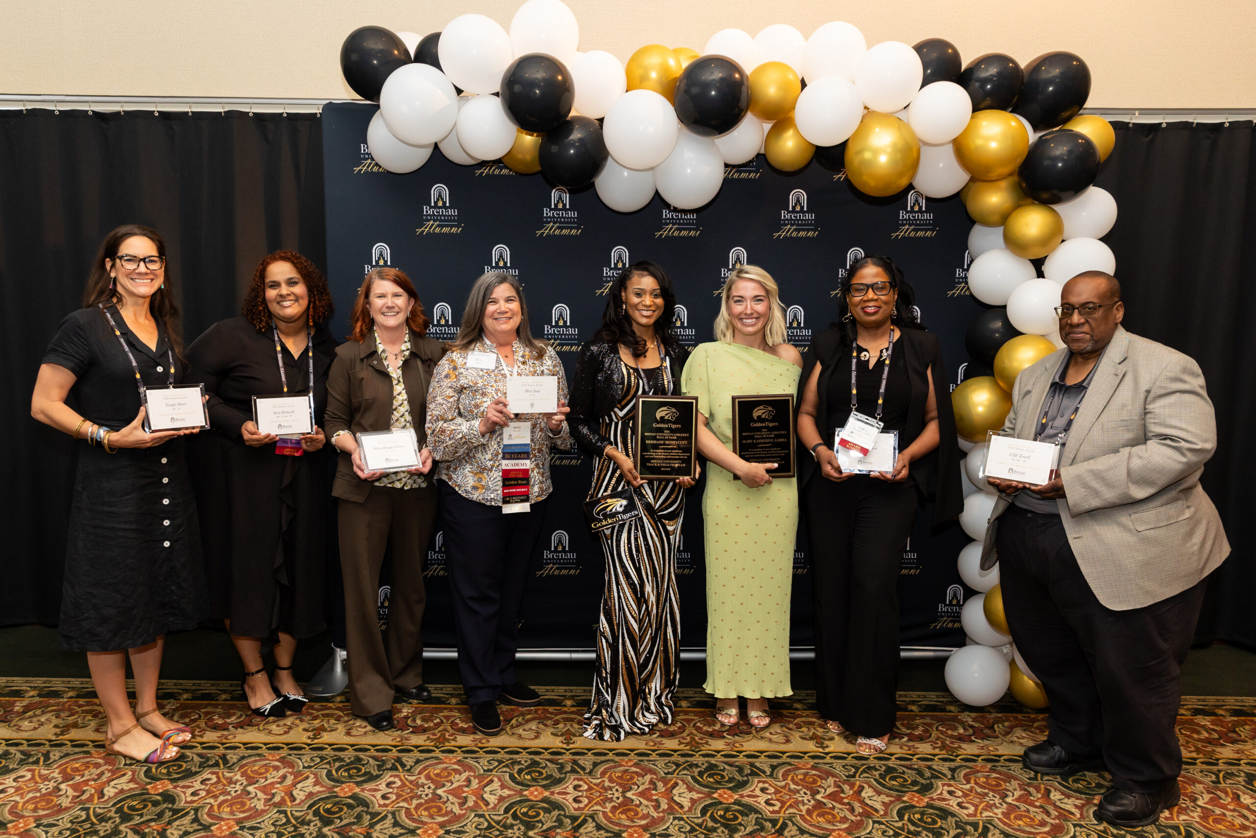 All of the alumni and athletics award winners