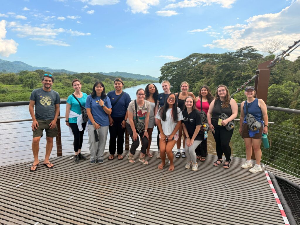 students and faculty in Costa rica