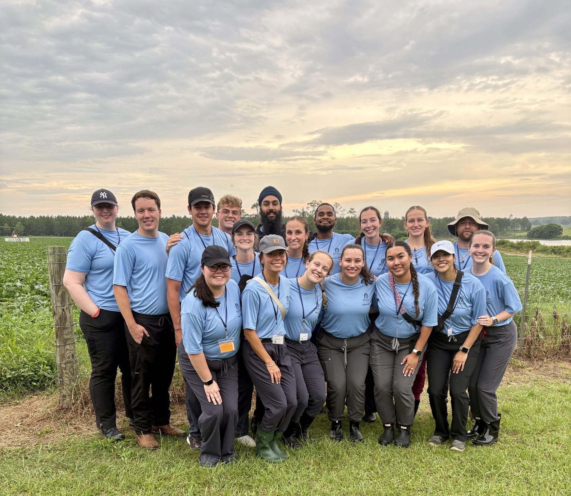 group photo of PT students in Moultrie